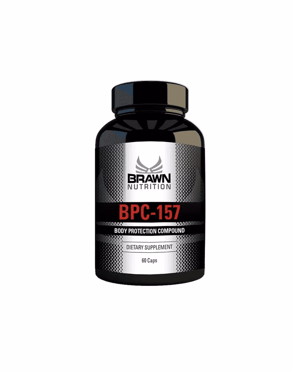 Schwarze Dose BPC-157 von Brawn Nutrition