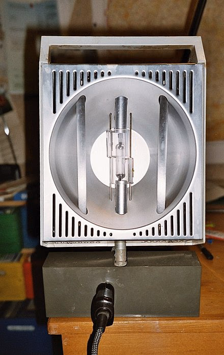 Ozongenerator aus Edelstahl mit sichtbarer Entladungsroehre