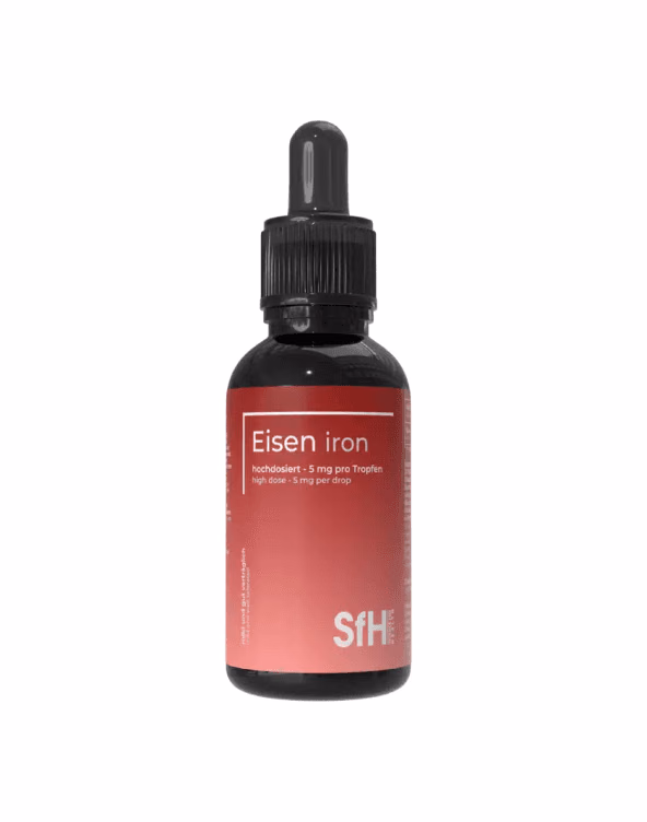 Rote Tropfflasche Eisen von Substances for Humans