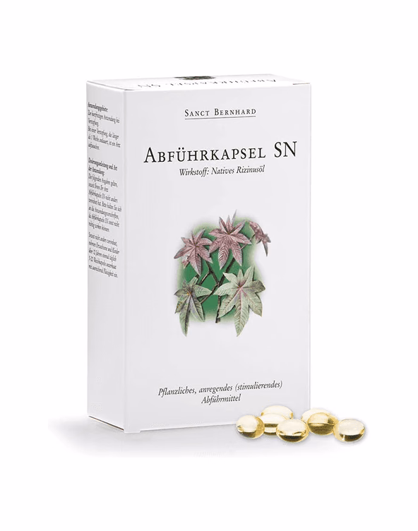 Verpackung Rizinusoel-Kapseln